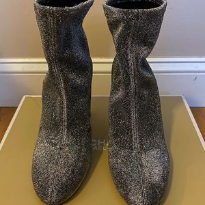 Michale Kors Mandy Glitter Stretch Booties